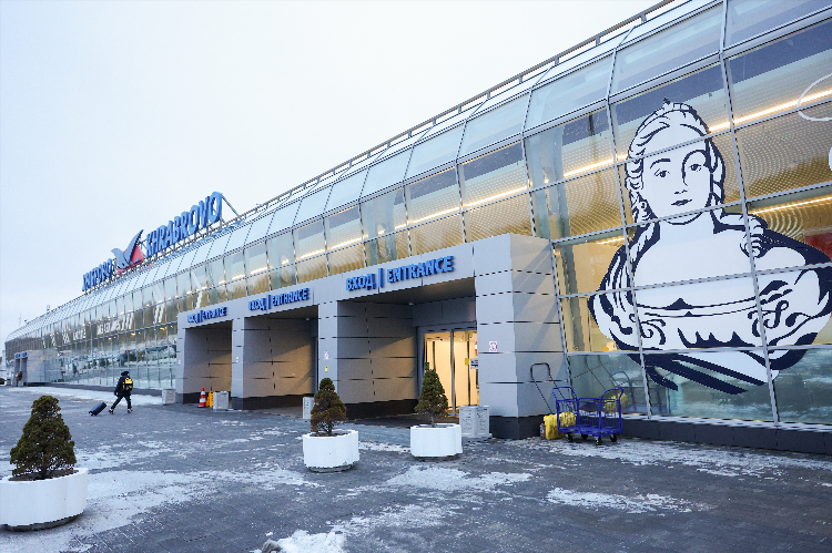 Аэропорт в калининграде на карте