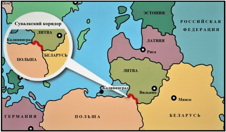 Калининград граница с германией