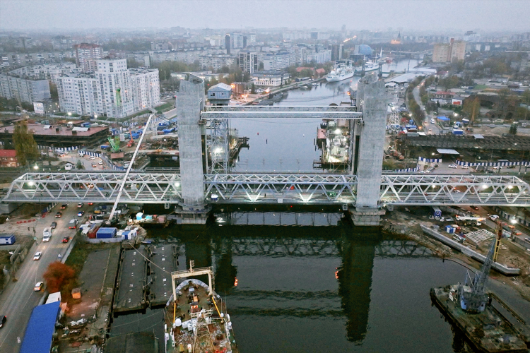 Мост на остров канта в калининграде