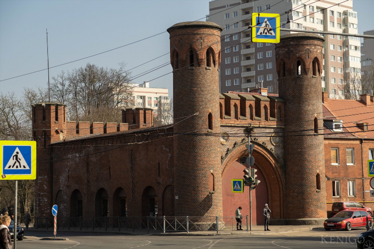 Сколько ворот в калининграде всего